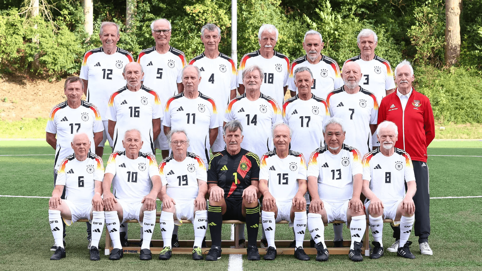 Die deutsche Ü75-Nationalmannschaft